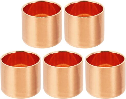 PATIKIL 1" Copper Pipe End Cap, 1Pcs Copper Fitting Cap Sealing Sweat Plug Solder Connection for Plumbing HVAC Air Conditioner in Kuwait