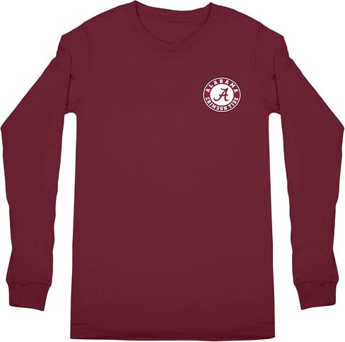 تي شيرت Southern Couture Alabama Crimson Tide Elephant نسائي كلاسيكي بأكمام طويلة، مقاس 3X-Large in Kuwait