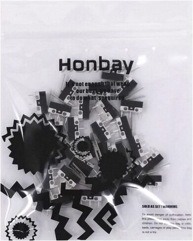 Honbay 30pcs AC 1A 125V 3Pin SPDT Limit Micro Switch Long Hinge Lever for Arduino in Saudi Arabia