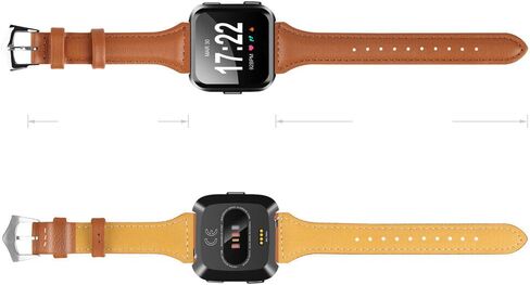 Replacement For Fitbit Versa 1/2/Lite Leather Wristband Bracelet Band Strap in Saudi Arabia