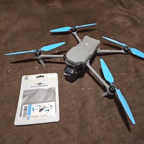 مراوح Master Airscrew Stealth لـ DJI Air 3 - برتقالي، 4 قطع in Kuwait