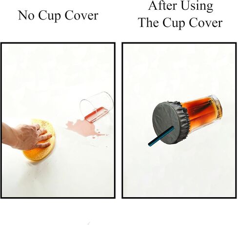 (6 Colors) Cup Condoms for Drinks with Straw Hole Disposable(12 Pack),Cup Cover for Drink Spiking Prevention,Cup Condoms for Bar,Easy Carry,Fits All Cup Sizes in Saudi Arabia