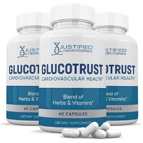 (3 Pack) Glucotrust Advanced Formula Supplement Pills 180 Capsules