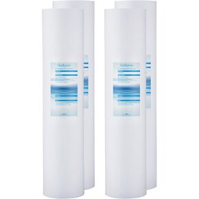 Geekpure 20-Inch Whole House Polypropylene PP Sediment Filter-4.5" x 20"-5 Micron