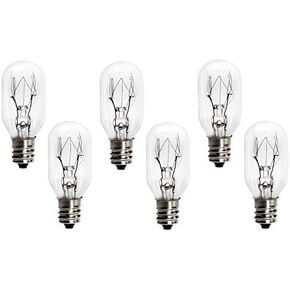 12 Pack Salt Lamp Bulbs,Wax Warmer Bulbs,Incandescent Bulbs,Replacement Light Bulbs for Himalayan Salt Lamps and Plug in Wax Diffusers,Salt Night Lights 25 Watt E12 Socket