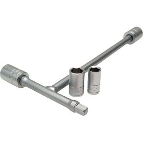 Motion Pro 08-0389 Tri-Drive Mini T-Handle Kit 1/4-inch Drive with 8,10,12,13mm Sockets