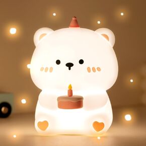 KinYiLO Cute Nursery Night Light for Kids, Cute Duck Nursing Lamp for Baby,Toddlers, Soothing Lamp for Bedroom/Bedside, Rechargeable Battery,30 Min Timer