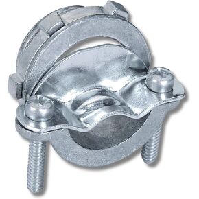 Sigma Electric C-500 3/8-Inch Clamp Type Connector, 100 Count, Zinc Die-cast, Screw Terminal, UL, CSA Listed