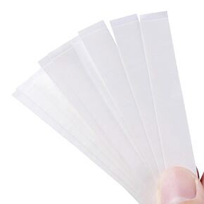 Double Sided Tape for Fashion, 10 Pack Gentle Body Tape for Clothes, Strong Adhesive Fabric Tape for Women Clothing and Body, Transparent Clear Tape for All Skin Shades