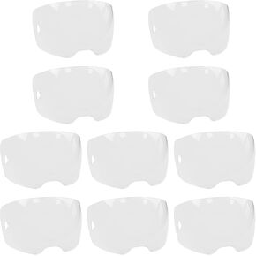 10 PACK 0700000802 Clear Front Cover Lens, Polycarbonate Outside Cover Lens, 3.93" x 2.36" Viewing Lens, A50 Welding Helmet Cover Lens, Compatible with ESAB 0700000800 Sentinel A50 Welding Helmet