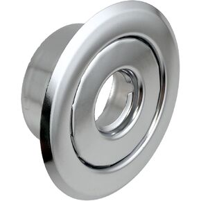 Retrofit Recessed Fire Sprinkler Escutcheon 1/2 in. IPS - Split 3 Piece in Chrome Plated - Depth Adjustment Range up to 1/2 in. for Fire Sprinkler Trim