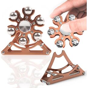 Fidget Desk Toys for Ferris-Wheel-Spinner: 2mins Kinetic-Metal-Spinner, Cool-Gadgets Stuff for EDC-Toy Kid Children Teen Adult ADHD Tools, Stress Relief for Office Home School