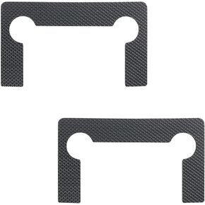 20PCS Hinge Washer Replacement Kit (Black) Rubber Shower Door Anti Slip Bathroom Clamp Gasket Hex Screw Hinge Guard Glass Clamp Pad