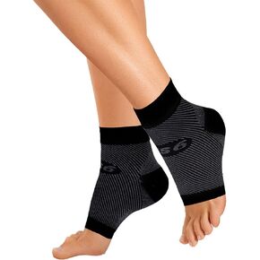 OrthoSleeve FS6 Compression Foot Sleeve (One Pair) for Plantar Fasciitis, Heel Pain, Achilles Tendonitis and Swelling