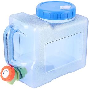 Orgonite Water Storage Containers, Camping Water Container, Portable Water Tank with Faucet Camping Bucket with Tap Water Jug with Spigot BPA Free Emergency Water Storage