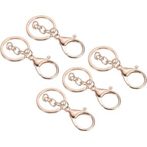 PATIKIL Key Chain Ring, Lobster Clasp Keyring Trigger Clip Keychain Holder for Arts Crafts