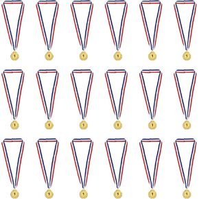 PATIKIL Award Medals, Style Winner Award Medals with Ribbon for Sports