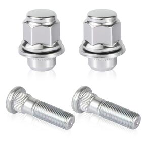 4pcs M12x1.25 Wheel Stud and Lug Nut Kit, Trailer Lug Nuts Compatible with Infiniti EX35 G37 Q70 Q50 QX50 Nissan Pathfinder Frontier Altima Sentra Armada Murano Maxima 350Z 370Z