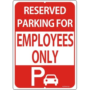 （2 Pack）Tenant Parking Only Sign,Reserved Parking Sign,18 x 12 inch Metal Aluminum Sign,limate Resistant, Fading Resistant, and Bending Resistant