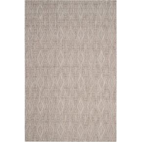 SAFAVIEH Courtyard Collection CY8522 Indoor-Outdoor Non-Shedding Easy Patio Backyard Porch Deck Mudroom Area, 5'3" x 7'7", Beige / Beige