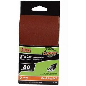 ALI INDUSTRIES 3156 Heavy Duty Resin Bond Power Sanding Belt, 3" x 24"