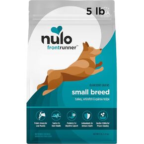 Nulo Frontrunner Small Breed Dry Dog Food, Premium Ancient Grain Small Kibble for Proper Chewing with Taurine for Heart Health and Probiotics for Digestive Support