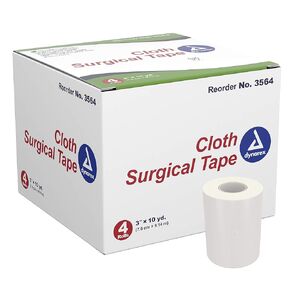 Dynarex Cloth Surgical Tape 3" x 10 yds 12/4/Cs