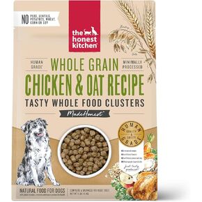 The Honest Kitchen Whole Food Clusters Whole Grain Beef & Oat Dry Dog Food, 1 lb Bag