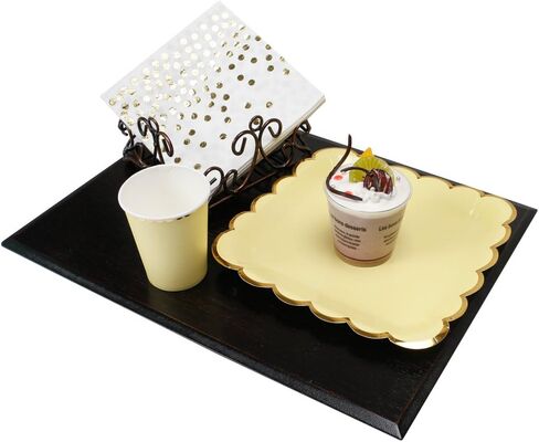 Pink Gold Paper Cups with Metallic Gold Border Disposable Paper Cups 9oz for Wedding,Party and Cocktail,40 pcs in Saudi Arabia