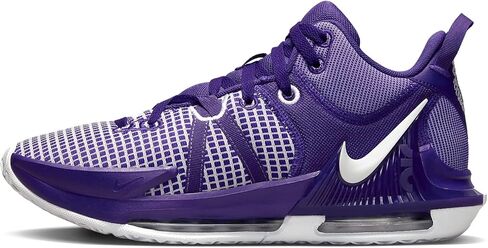 NIKE Lebron Witness 7 (Team) Basketball Shoes (DZ3299-500, Court Purple/Court Purple/White) Size 10 in Saudi Arabia