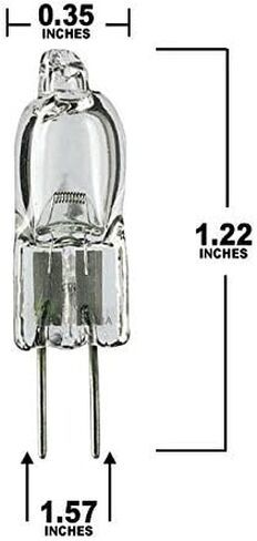 10 قطعة أوسرام 64250 HLX 20 واط 6 فولت G4 ESB هالوجين زينوفوت عرض ، مصباح بصري in Kuwait