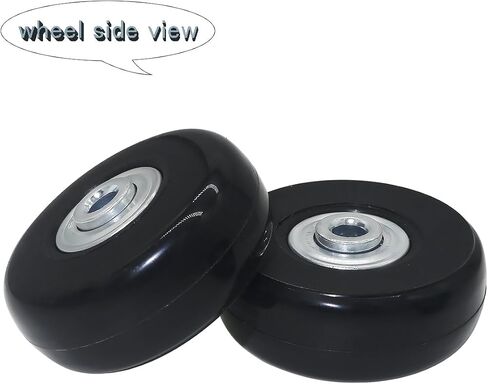 Wear-Resistant Mute Luggage Suitcase Replacement Wheels Rubber Swivel Caster Wheels Repair Kits (45mm 4-Pieces) in Saudi Arabia