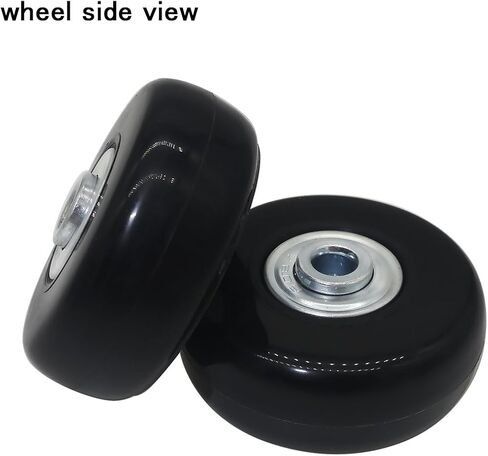 Wear-Resistant Mute Luggage Suitcase Replacement Wheels Rubber Swivel Caster Wheels Repair Kits (45mm 4-Pieces) in Saudi Arabia