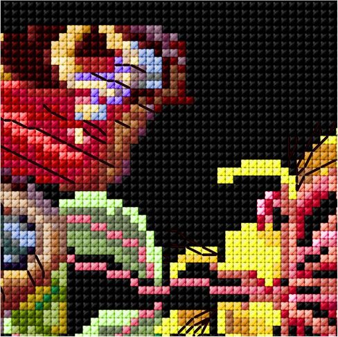 Thea Gouverneur - Counted Cross Stitch Kit - Butterfly-Nasturtium - Aida Black - 18 Count - for Adults - 437.05 in Saudi Arabia