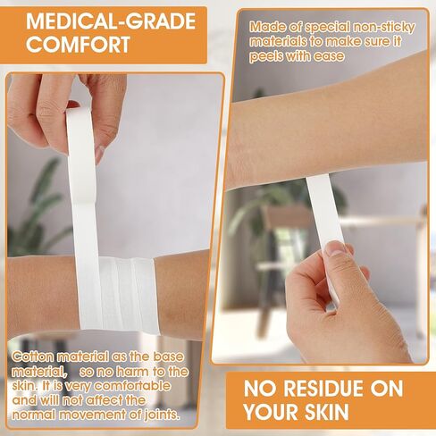 Sibba Finger Tape 2 Rolls Athletic Wrist Support Bondage Baseball Soccer Climbing Boxing Golf Sports Trainers Toe Blister Wraps Prevention Injuries Fitness Thumb Bowling Weightlifting Lift Body Pain in Saudi Arabia