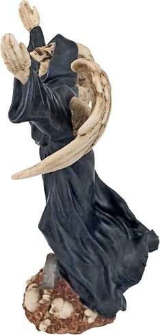 Design Toscano JQ9369 Grim Reaper Dark Passage Gothic Statue, 11 Inch, full color in Saudi Arabia