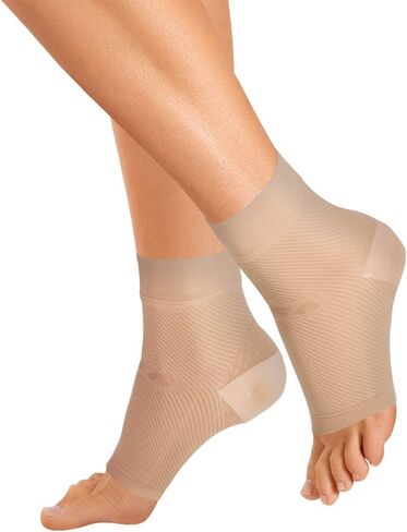 كم ضاغط للقدم من OrthoSleeve FS6 (زوج واحد) لعلاج التهاب اللفافة الأخمصية وألم الكعب والتهاب وتر العرقوب والتورم in Kuwait