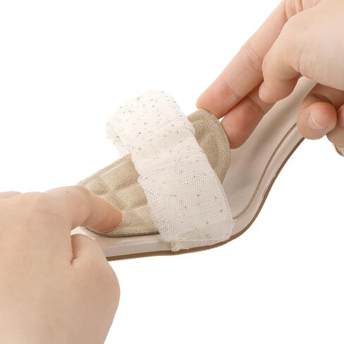 6 Pairs High Heel Comfort Pads, Non Slip Pads for Heels Thickened Heel Inserts for Women Self-Adhesive Foot Pads Reusable Metatarsal Pads Relief Foot Pain and Bunion Forefoot Support in Saudi Arabia