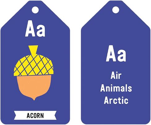 Mudpuppy Spanish English - بطاقات فلاش ABC Ring تتميز برسوم توضيحية ساحرة لتطوير الذاكرة وتعلم اللغة للأطفال من سن 1 فما فوق in Kuwait