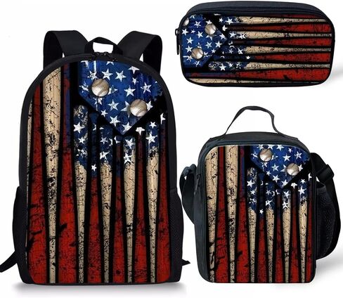 Backpack for Kids Girls Boys Elementary School Bag 3 Piece Set with Lunch Box and Pencil Case in Saudi Arabia