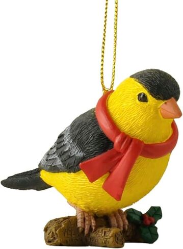 Goldfinch Hanging Christmas Tree Ornament Figurine Collectible - Bird Lover Gifts - Bird Watcher Gifts, Goldfinch Gift, Christmas Decoration in Saudi Arabia