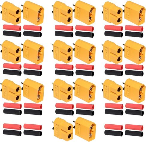 10Pair XT60H (XT60 Uograde) Male Female Bullet Connectors Plugs for RC Lipo Battery Rc Drone Airplane Accessories XT60 Connectors Plugs in Saudi Arabia