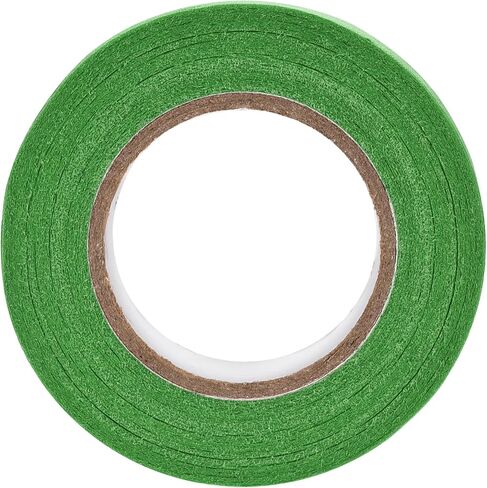 uxcell 3Pcs 12mm 0.48 inch Wide 20m 21 Yards Masking Tape Painters Tape Rolls Light Green in Saudi Arabia
