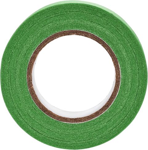 uxcell 3Pcs 12mm 0.48 inch Wide 20m 21 Yards Masking Tape Painters Tape Rolls Light Green in Saudi Arabia