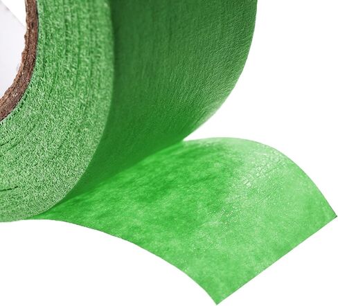 uxcell 3Pcs 12mm 0.48 inch Wide 20m 21 Yards Masking Tape Painters Tape Rolls Light Green in Saudi Arabia