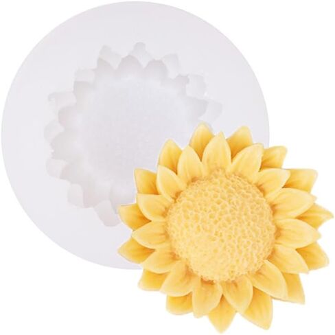 Duawenki Lily Listing Shape Car Freshie Silicone Mold for Making Soap Aroma Beads Car Freshie Candle Pendant Resin in Kuwait