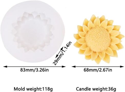 Duawenki Lily Listing Shape Car Freshie Silicone Mold for Making Soap Aroma Beads Car Freshie Candle Pendant Resin in Kuwait