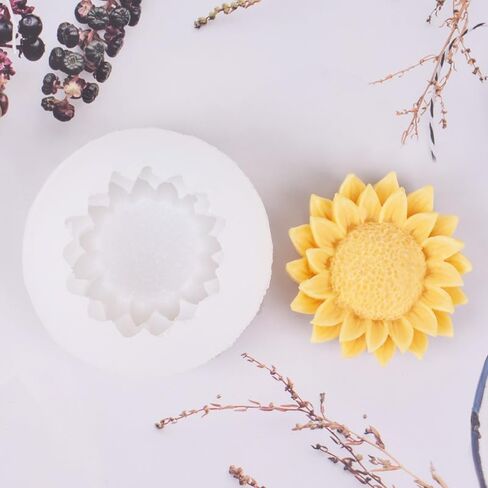 Duawenki Lily Listing Shape Car Freshie Silicone Mold for Making Soap Aroma Beads Car Freshie Candle Pendant Resin in Kuwait