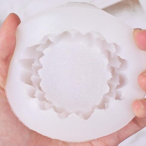 Duawenki Lily Listing Shape Car Freshie Silicone Mold for Making Soap Aroma Beads Car Freshie Candle Pendant Resin in Kuwait