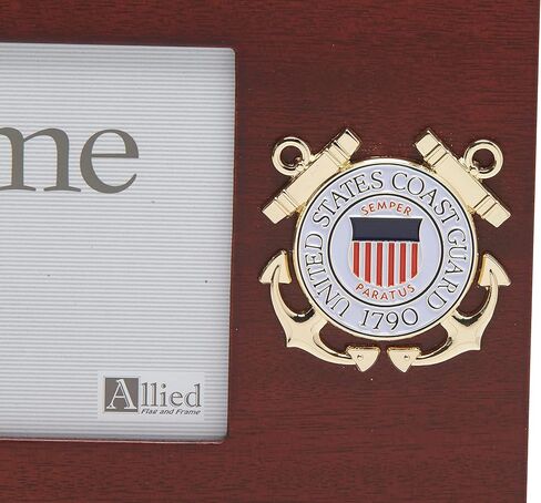 Allied Frame US Coast Guard Medallion Desktop Landscape Picture Frame - 4 x 6 Inch in Saudi Arabia